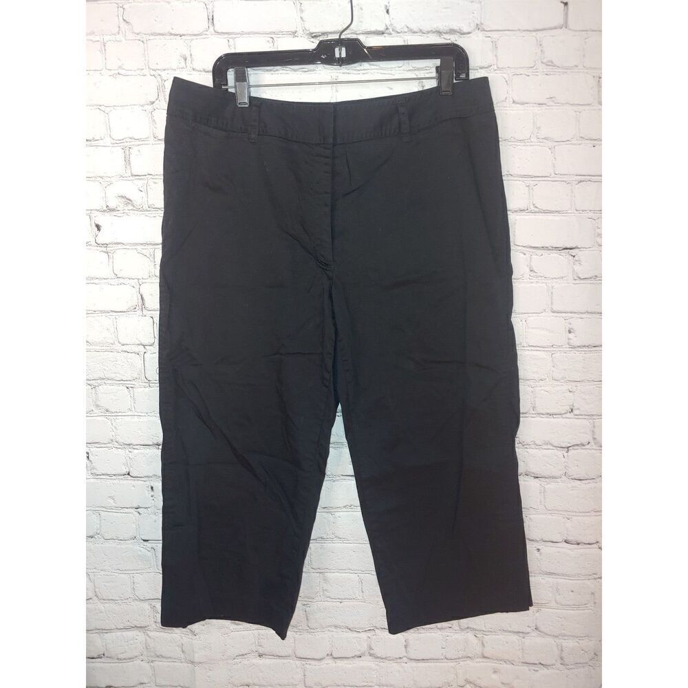 Avenue Womens Size 16 Black Stretch Capris Pants